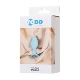 Анальный страз ToDo By Toyfa Brilliant, силикон, мятный, 7 см, ø 2,8 см, 26 г