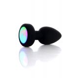 Анальна вібропробка - Silicone Black Plug Disco Flashlight Анальна вібропробка - Silicone Black Plug Disco Flashlight