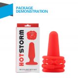 Анальна пробка - His Enlargement Kit Hot Storm Red