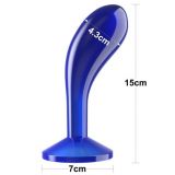 Анальна пробка - Flawless Clear Prostate Plug 6" Blue