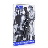 Tom of Finland 10X Silicone Anal Balls - анальные шарики 15,25х4,19