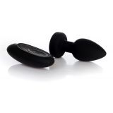 Анальна вібропробка - Silicone Black Plug Disco Flashlight Анальна вібропробка - Silicone Black Plug Disco Flashlight