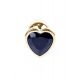 Анальна пробка - Jewellery Gold Heart Plug Black