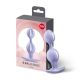 Анальні кульки Fun Factory B BALLS DUO Purple, ефект вібрації, діаметр 3,2 та 3,6 см