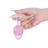 Анальна пробка Liebe Seele Icecream-shaped Crystal Anal Plug - Pink Small