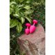 Gvibe Gplug - Маленькая дизайнерская анальная пробка с вибрацией, 8х2.8 см (розовый)