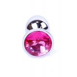 Анальна пробка - Jewellery Silver Plug Pink