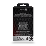 Анальна пробка - Ouch! Metal Butt Plug Medium Gunmetal/Amethyst Purple