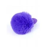 Анальна пробка - Bunny Tail Silicone Purple Plug Purple