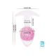 Анальна пробка Liebe Seele Icecream-shaped Crystal Anal Plug - Pink Small