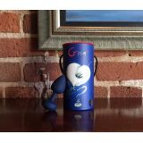 Gvibe Gplug - Маленькая дизайнерская анальная пробка с вибрацией, 8х2.8 см (розовый)