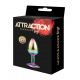 Металева анальна пробка MAI Attraction Toys №72 Rainbow
