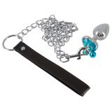 Набір анальних пробок і повідець - Butt Plug Set with a Leash