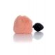 Анальна пробка - Bunny Tail Silicone Black Plug Peach