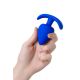 Анальная пробка A-Toys By Toyfa, силикон, синяя, 8,3 см, ø 4,1 см