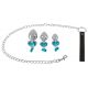 Набір анальних пробок і повідець - Butt Plug Set with a Leash