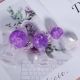 Анальная пробка Liebe Seele Heart-shaped Crystal Anal Plug - Purple Small
