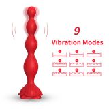Анальний стимулятор - Rosestick Red, 9 Vibration Functions