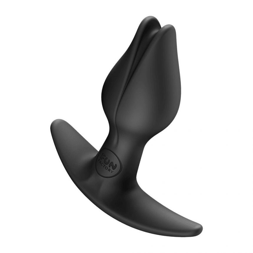 Анальна пробка Fun Factory BOOTIE FEM Black, у вигляді бутона, діаметр 2,9 см, тонкий обмежувач Анальна пробка Fun Factory BOOTIE FEM Black, у вигляді бутона, діаметр 2,9 см, тонкий обмежувач
