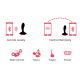Magic Motion Solstice App Controlled - умный массажер простаты с дистанционным управлением, 9,9х3,3 см