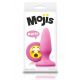 NS Novelties Mojis Plug #WTF Medium средняя анальная пробка с эмоджи, 8х3,7 см (черный)