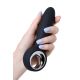 Анальный стимулятор Popo Pleasure By Toyfa Sagitta, силикон, черный, 15 см