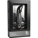 Вібростимулятор простати Rocks Off Quest Black, макс діаметр 2,2 см, унісекс: підходить для точки G