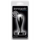 Renagade Bowler Plug MD - Прекрасная анальная пробка для ваших игр, 9.5х3.1 см, (черный)