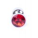 Анальна пробка - Jewellery Silver Plug - Red