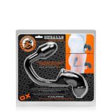 Сексуальний замок для пеніса з анальною пробкою Oxballs TAILPIPE Cock Cage Anal Lock від Mister B, 9х3 см