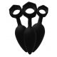 Набор анальных пробок Bathmate Anal Training Plugs, диаметр 2,5см - 3,1см - 3,8см
