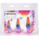 Набір анальних пробок Doc Johnson Crystal Jellies - Anal Trainer Set - Rainbow