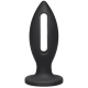 Doc Johnson Kink Lube Luge Premium Silicone Plug 4" - силиконовая анальная пробка, 9х3,81 см (красный)