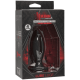 Doc Johnson Kink Lube Luge Premium Silicone Plug 4" - силиконовая анальная пробка, 9х3,81 см (красный)