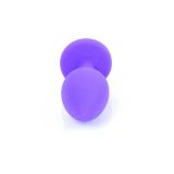 Анальна пробка - Jewellery Silicone Purple Plug S Red