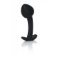 Анальна пробка - Silicone Black Curved Plug M