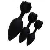 Набор анальных пробок Bathmate Anal Training Plugs, диаметр 2,5см - 3,1см - 3,8см