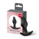 Анальна пробка Fun Factory BOOTIE FEM Black, у вигляді бутона, діаметр 2,9 см, тонкий обмежувач Анальна пробка Fun Factory BOOTIE FEM Black, у вигляді бутона, діаметр 2,9 см, тонкий обмежувач