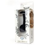 Анальна пробка - Silicone Black Curved Plug M