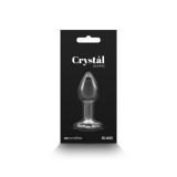 Стеклянная анальная пробка NS Novelties Crystal - Desires - Rainbow Gem - Small