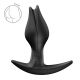 Анальна пробка Fun Factory BOOTIE FEM Black, у вигляді бутона, діаметр 2,9 см, тонкий обмежувач Анальна пробка Fun Factory BOOTIE FEM Black, у вигляді бутона, діаметр 2,9 см, тонкий обмежувач