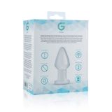 Скляна анальна пробка Gildo Glass Buttplug No. 25