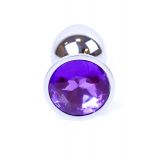 Анальна пробка - Jewellery Silver Plug Purple