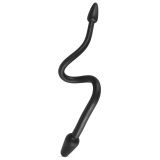 Анальні пробки - Nature Skin Double Plug Black