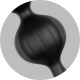 Satisfyer Beads Silicone black - анальні кульки, 20.5х3.4 см
