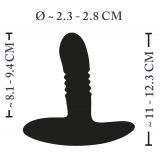 Анальна пробка - XouXou Thrusting & Vibrating Butt Plug