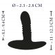Анальна пробка - XouXou Thrusting & Vibrating Butt Plug