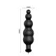 Анальна пробка - Pretty Love Vibrating Butt Plug Black Анальна пробка - Pretty Love Vibrating Butt Plug Black