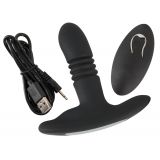 Анальна пробка - XouXou Thrusting & Vibrating Butt Plug