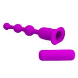Анальный стимулятор - Pretty Love Hermosa Anal Beads Vibro Purple